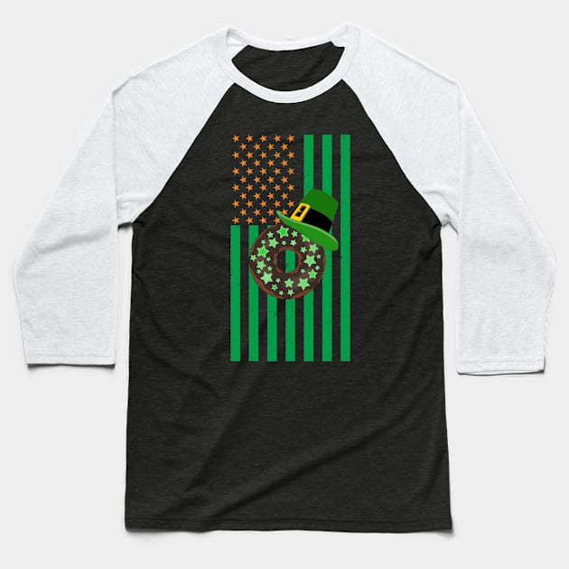 St Patricks Day Baseball T-Shirt by Boo Face Designs